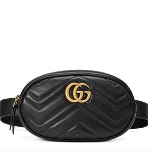 NWOT Gucci GG Marmont Matelassé Leather Belt Bag size 85